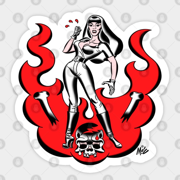 I Never Try Anything, I Just Do it! Sticker by Tura Satana Inc